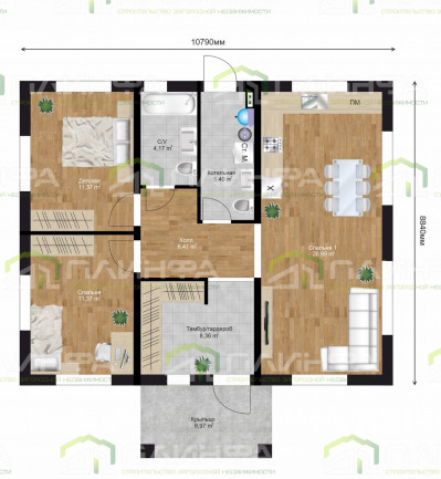 Проект дома К1-81