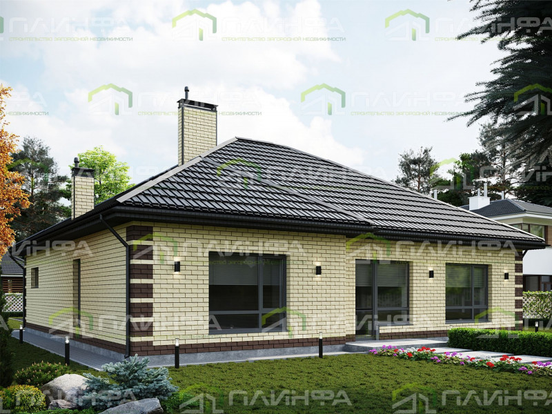 Проект дома К1-120 с гаражом — 1