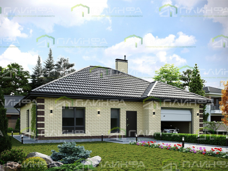 Проект дома К1-120 с гаражом — 3