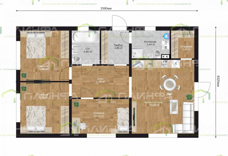 Проект дома К1-87 — 5